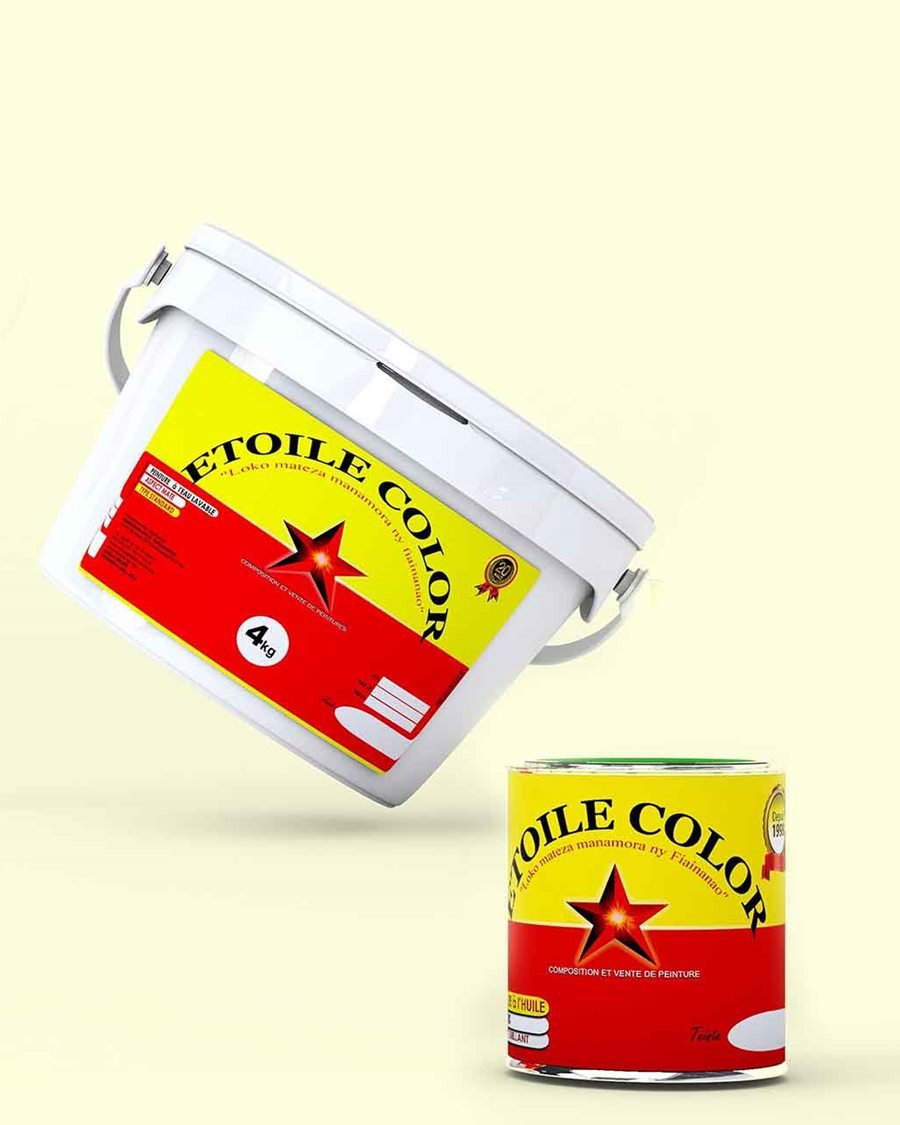Peintures Etoile Color : seau de 4 kg et pot